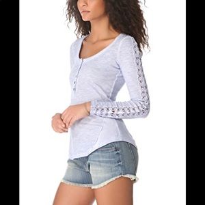 Free People Shell Stitch Henley